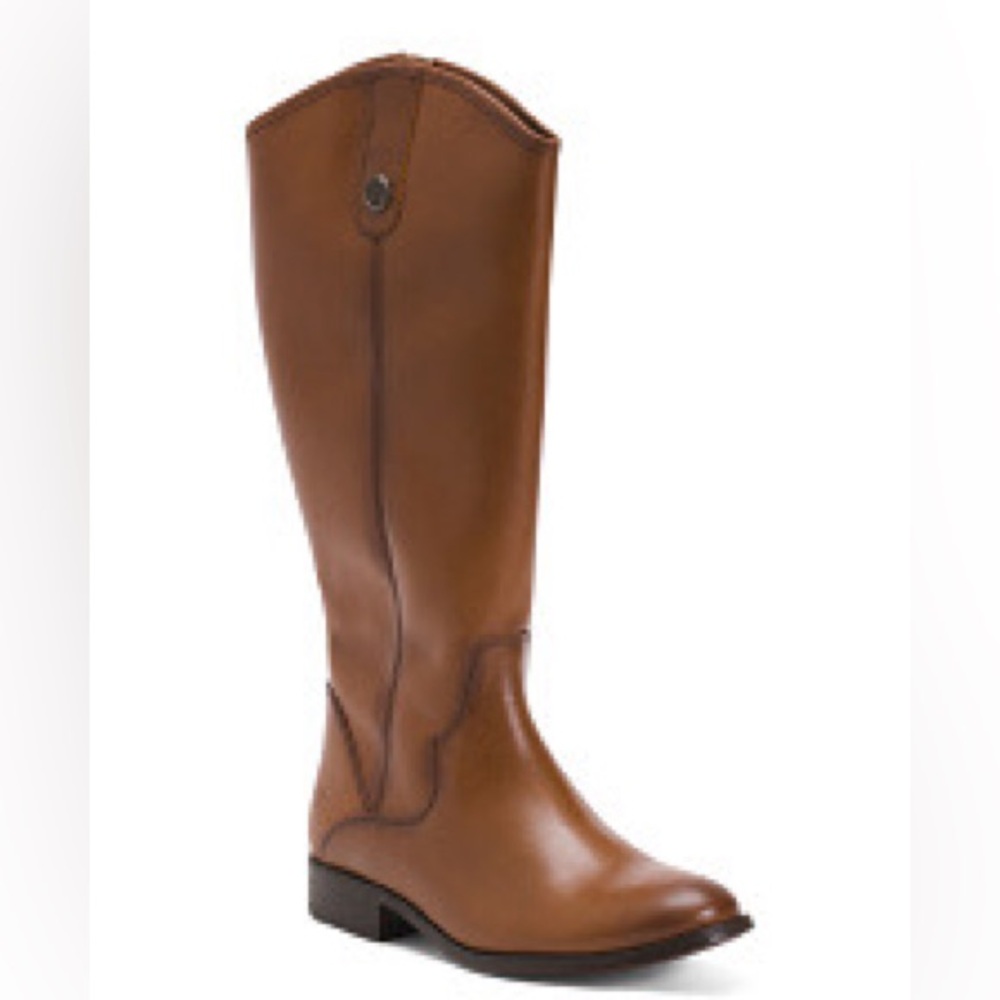 FRYE Marissa Button Medallion Tall Inside Zip Riding Cowboy Boots Shoes sz 5